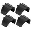 4pcs RC Shock Absorption Damping Cover Wear Resistant Fit for 1 8 Remote Control CarBlack
