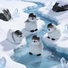 2 Pcs Miniature Penguin Figurines, Cute Tiny Resin Penguin Figures, Mini Arctic Animals Cake Topper for Fairy Garden, Micro Landscape, DIY Crafts