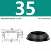 High-Temp Resistant Silicone Rubber Stopper with Card Slot Sealing Cap