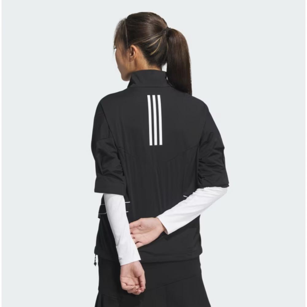Adidas Golf Women S Short Sleeve Windbreaker Windready Quarter Zip Short Sleeve Anorak Im7218