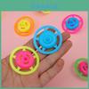 Retro Plastic Spin Gyroscope Toy For Kids With Handheld Operation And Bright Colors Gift Idea