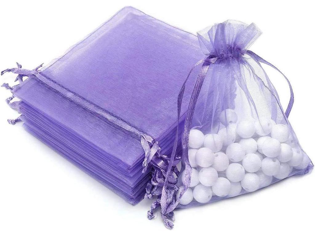 Organza Wedding Favor Drawstring Bag - Solid Color Gift & Jewelry Packaging
