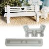 Benches Silicone Molds Plasters Molds Creative Chair Gypsum Molds Castings Molds Craft Supplies