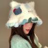 Women's Cute Knitted Monster Plush Hat - Warm & Fun for Fall/Winter