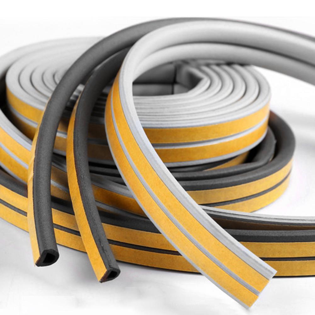 kengbi Multi Function and Durable Easy to Use Cut 5M D Type Sealing Strip Self Adhesive Seal Strips Foam Draught Excluder Self Adhesive Window Door Seal Strip Hardware Tools kengbi Multi Function and Durable Easy to Use Cut 5M D Type Sealing Strip Self Adhesive Seal Strips Foam Draught Excluder Self Adhesive Window Door Seal Strip Hardware Tools