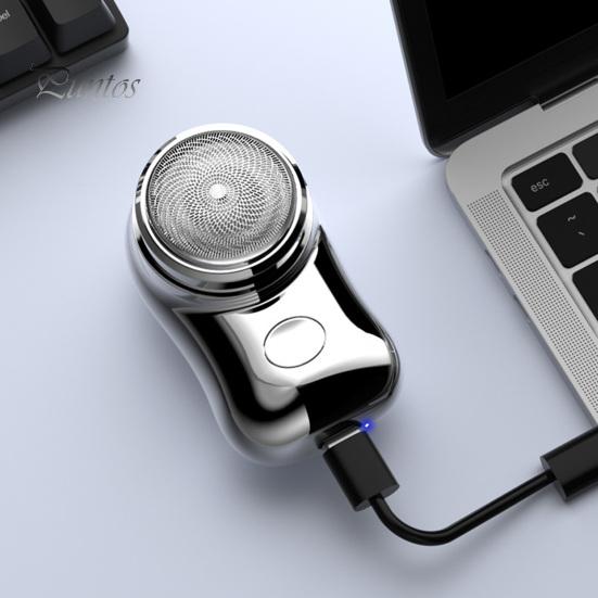 Electric Shaver USB Rechargeable Pocket Size Portable Safe Mini Travel Shaver Men Cordless Hair Beard Trimmer Remover Tool