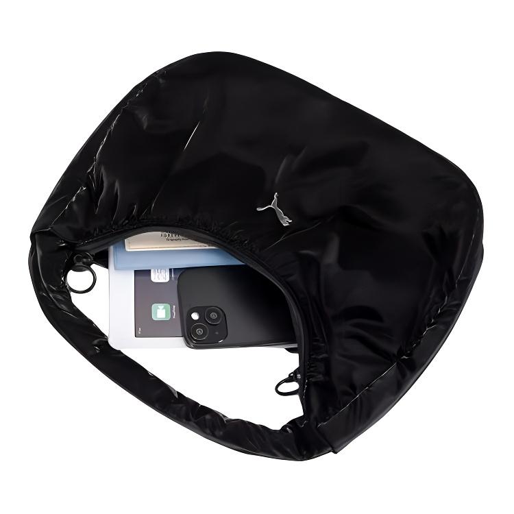 Puma Logo Fashion Casual Fabric Underarm Tote Bag Women bags Black 091299-01