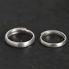 Free Size 925 Couple Sterling Hypoallergenic To Day Gift [Rockyu] Pairing, Ring, Silver, Men's, Women's, Pairing, Simple, Silver, Metals, Valentine's