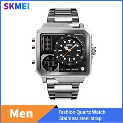 Skmei Pánské hodinky Quartz Nerezové digitální náramkové hodinky Outdoor Chrono 1392