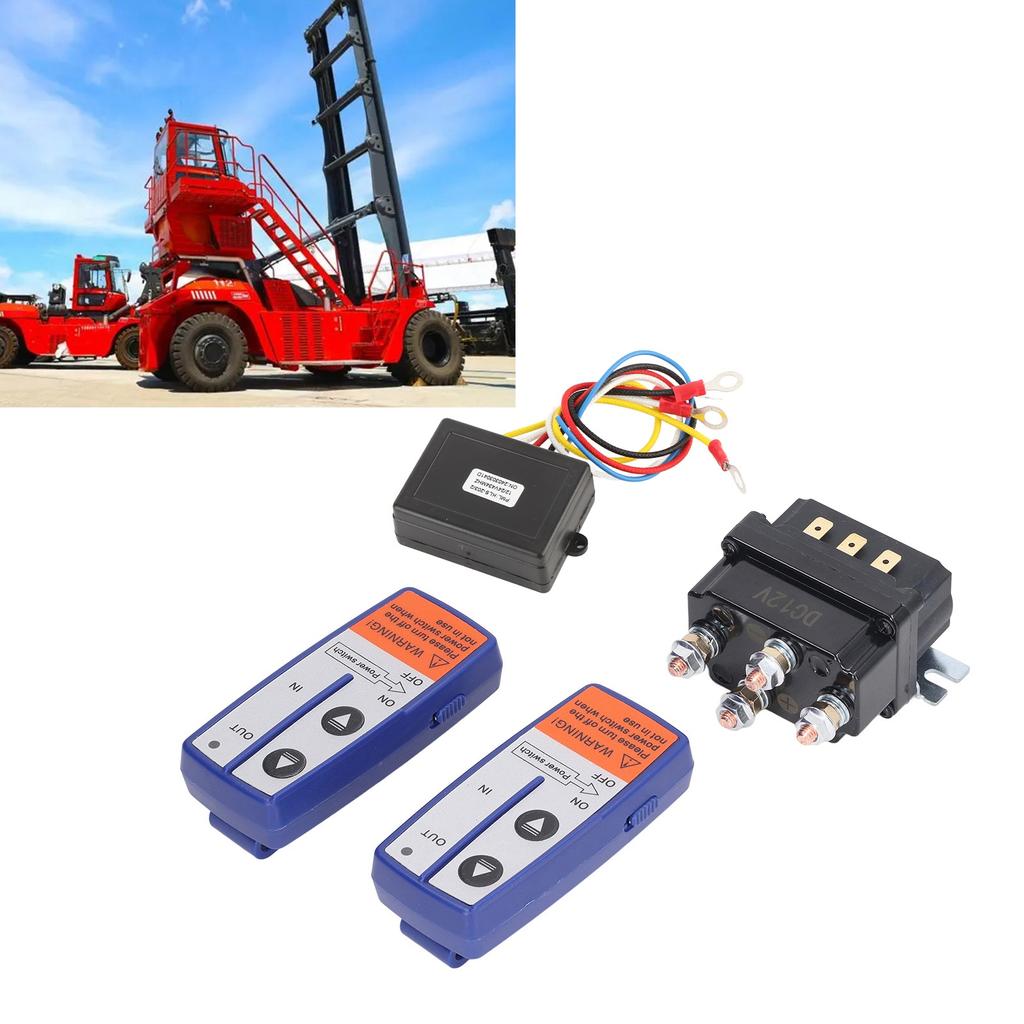 Kit releu troliu 12V 250A cu comutator contactor releu telecomandă pentru vehicul industrial
