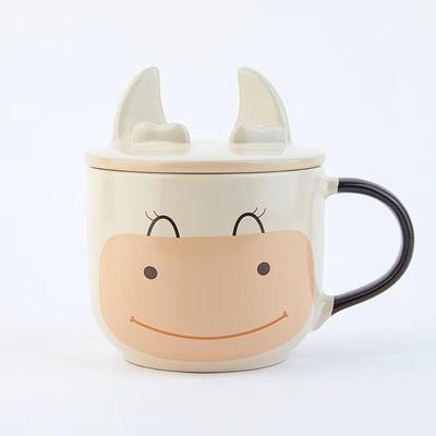 LocknLock Niedliche Kuh Keramik Handyhalter Tasse