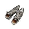 Trendy Pointed Toe Sport Shoes Heightening Gold And Silver Thread New Small Audience Design for Adult Women Summer Casual Shoes