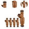 5Pcs Fuel Injector 0280155831 Metal for Volvo V70 2004 L5 2.5L 2.5T Awd