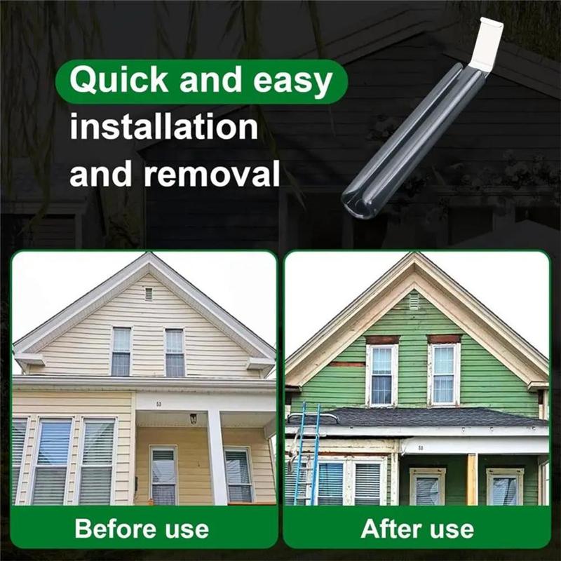 

A23I-Siding Tool Siding Zipper Tool With Long Non-Slip Grip Handle House Side Installation Tool Deck Board Removal Tool Home чорний