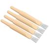 4pcs Stitch Remover Plastic Material Upper Brush Design Manual Dedicated Easy Removing Portable