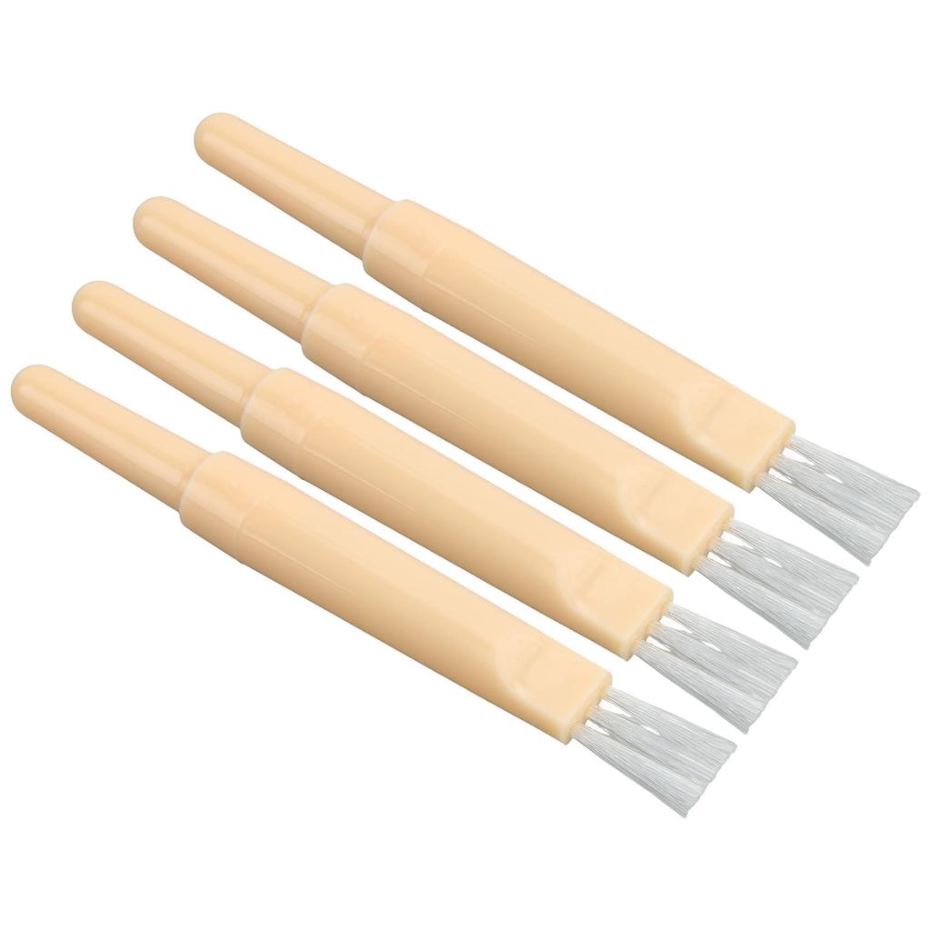 4pcs Stitch Remover Plastic Material Upper Brush Design Manual Dedicated Easy Removing Portable