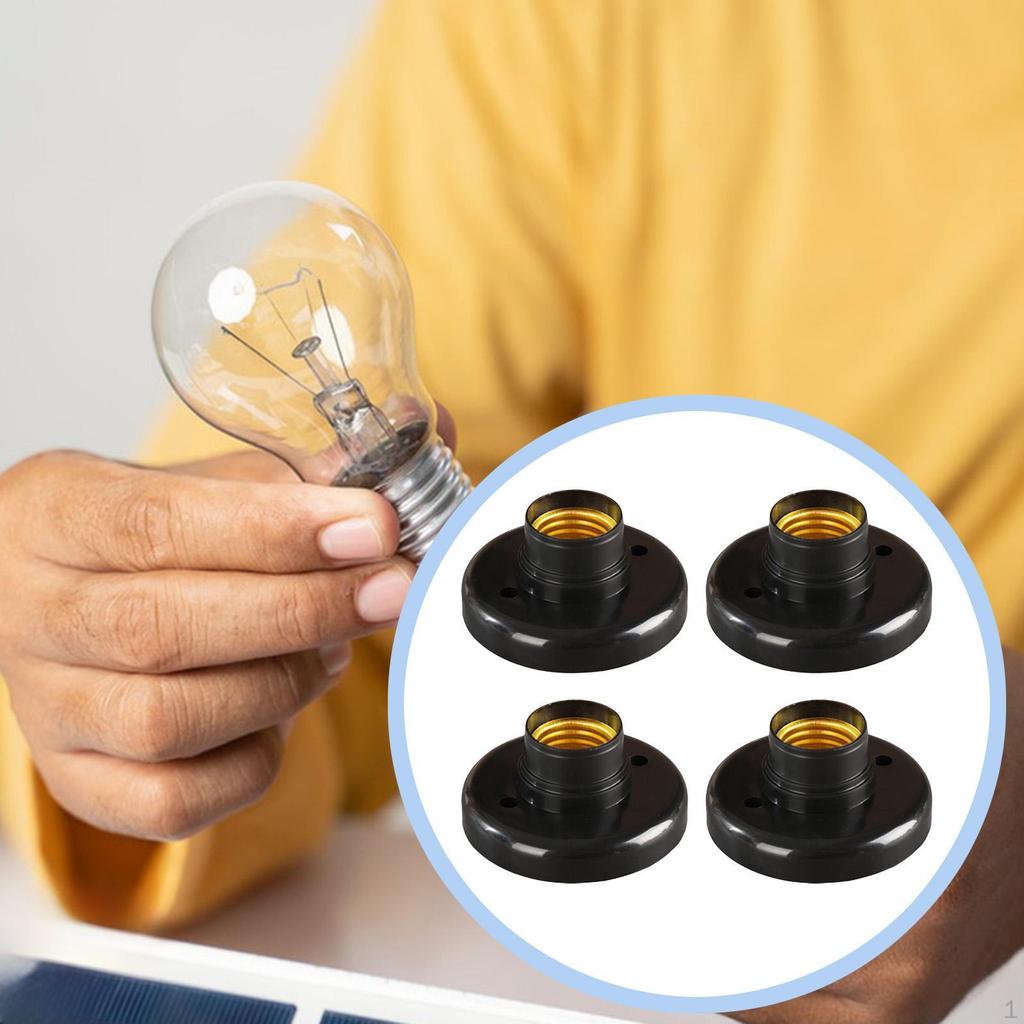 E27 Lamp Sockets Light Bulb Holder Bases Converter,E27 Base,Screw Base LED Bulb,Wall Ceilings