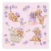 JILL STUART Women's Chenille Handkerchief (09202009) - Puppy Design