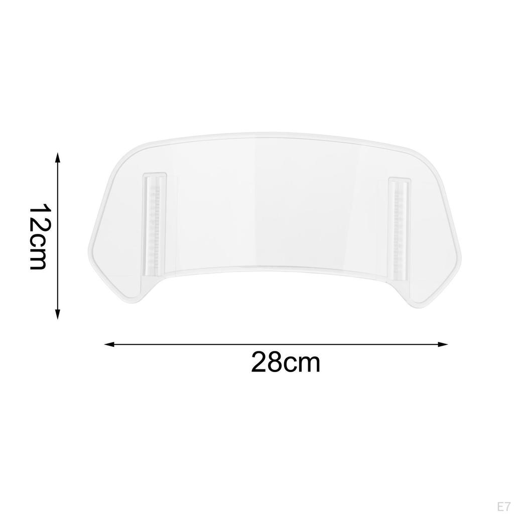 Motorcycle Windshield Extension Adjustable Clip On Sturdy Accessories Upgraded Heightened Windscreen