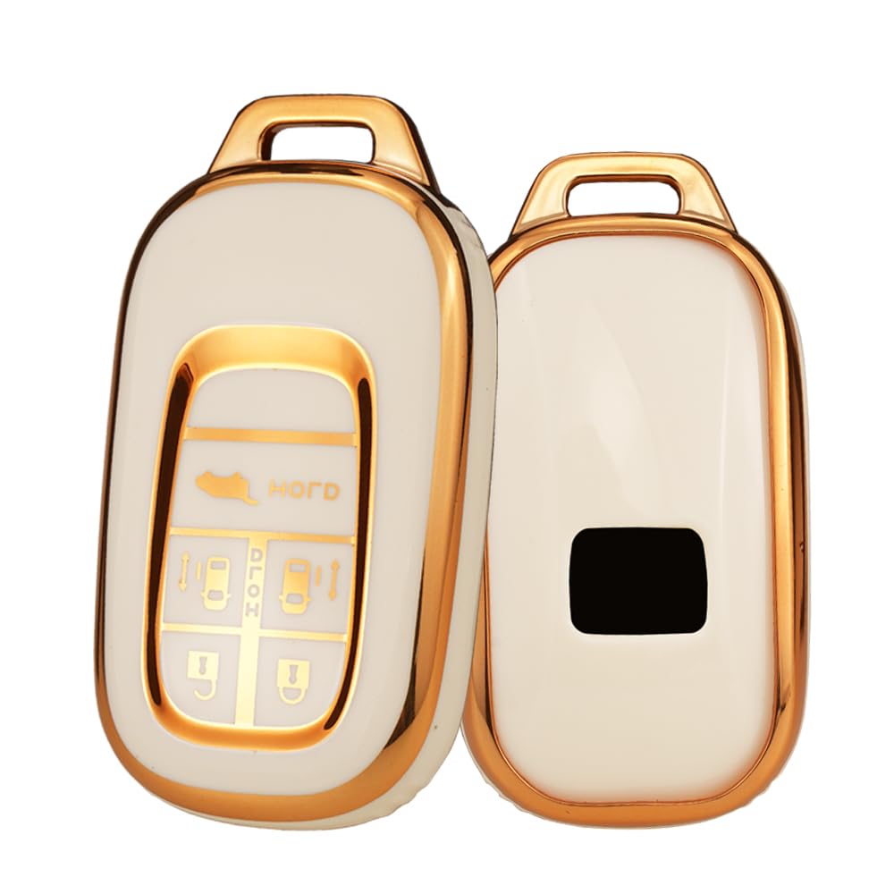 

KUNIO Силиконовый чехол для ключа Honda, чехол для ключа, держатель для ключа для текущей Honda Odyssey белый