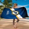 Blues Louis Crest Beach Towel Microfiber Beach Towel, Lightweight and Quick-Dry, for Summer Travel, Swimming Pool Fan Birthday Gift
