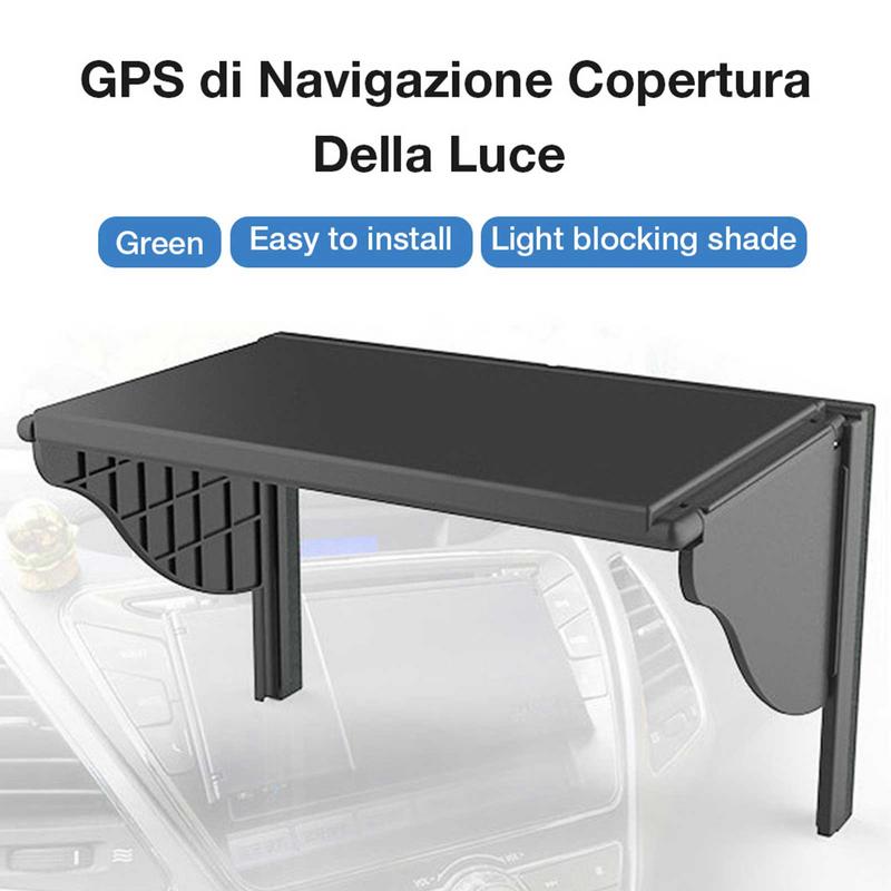 Car GPS Sunshade Cover Anti-Glare Sun Shade GPS Navigation Display Hood Cap Cover Navigation Accessories For Car Auto