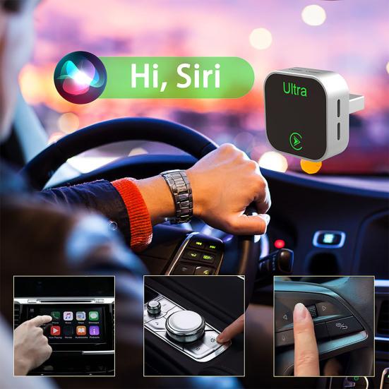 Mini Wireless Adapter for IPhone And for Android Wired To Wireless Bluetooth-compatible Adapter for Cars Fast Auto Connect USB Dongle
