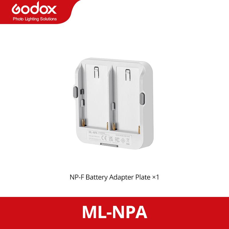 Godox ML80Bi ML150Bi Accessories ML-Z Zoom Reflector ML-B4 Magnetic Barndoor Diffusion Kit ML-NPA ML-VMA Battery Adapter Plate ML-NPA
