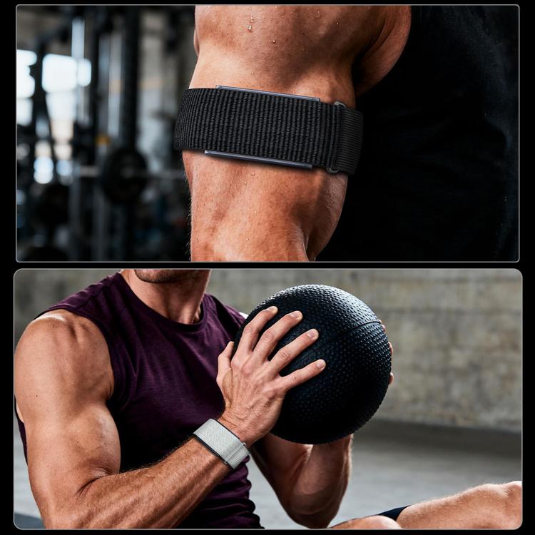 For Amazfit Helio Strap xDfind Covered Nylon Loop Band