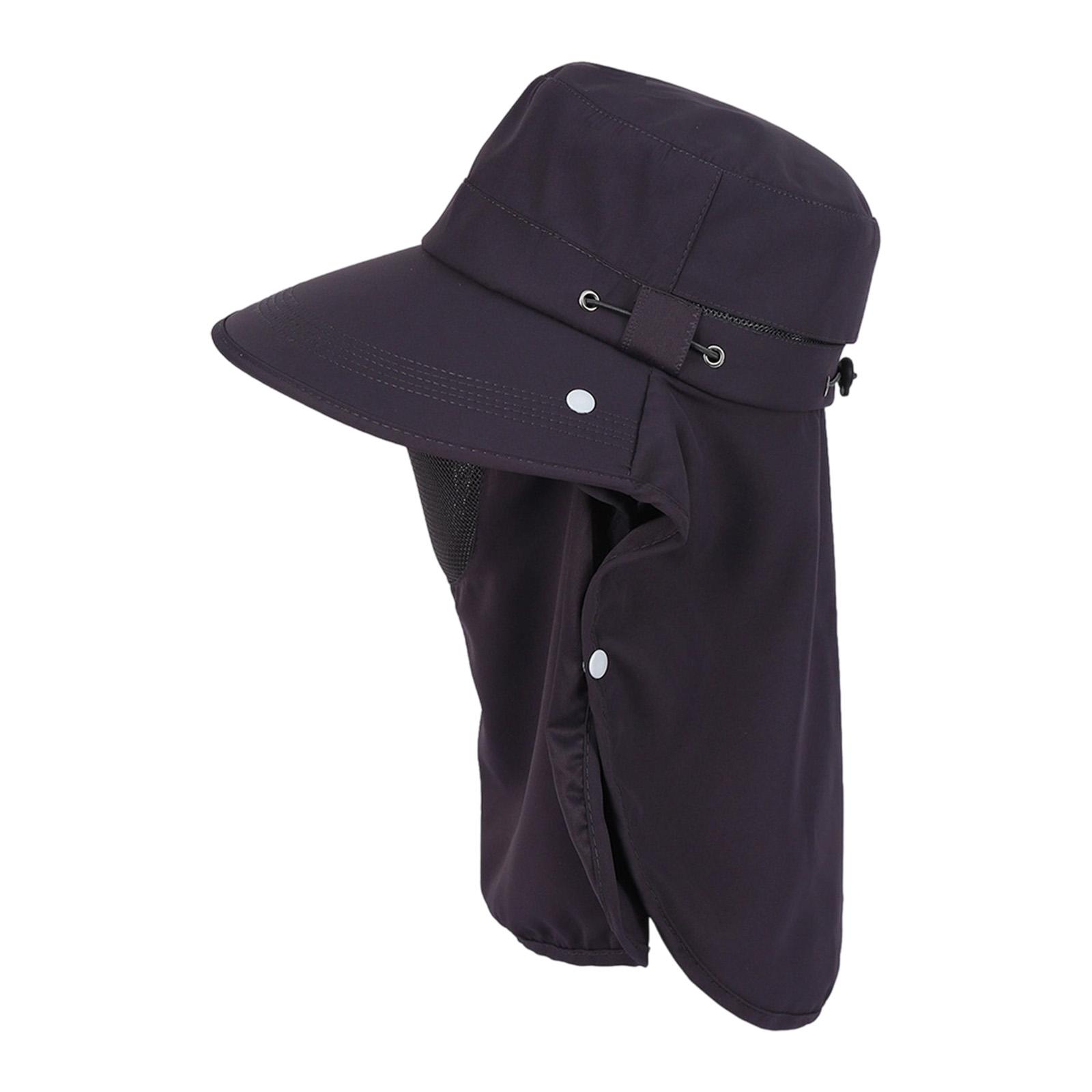 Sun Hat with Neck Flap Face Cover Men Women for Outdoor Gardening Travel