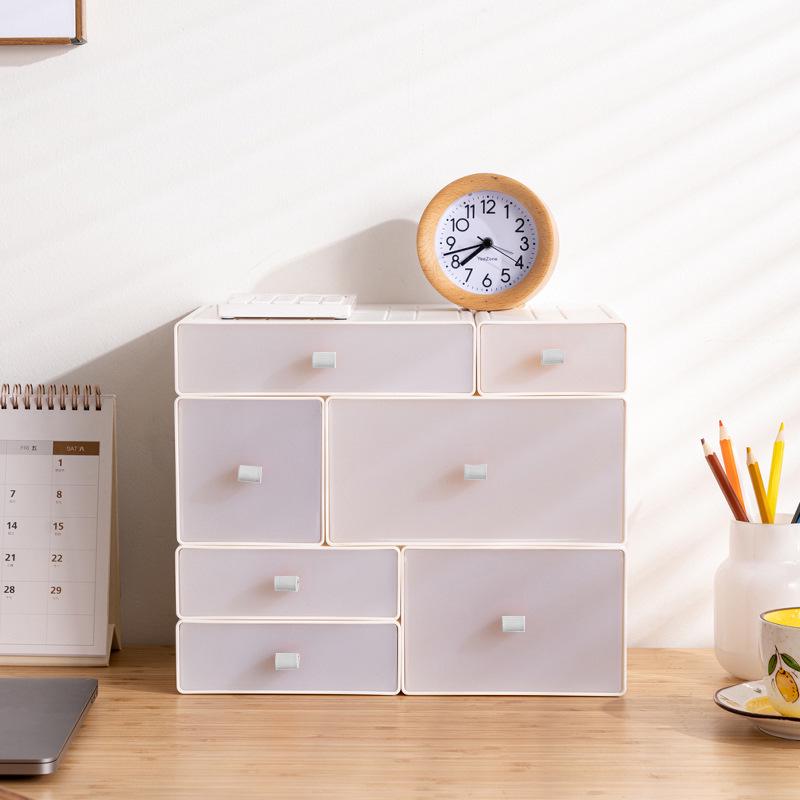 Compact Desktop Drawer Organizer Box