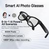 Smart AI Glasses: New Model with 8MP Camera, Anti-Shake Video, AI Translation, Music, Bluetooth