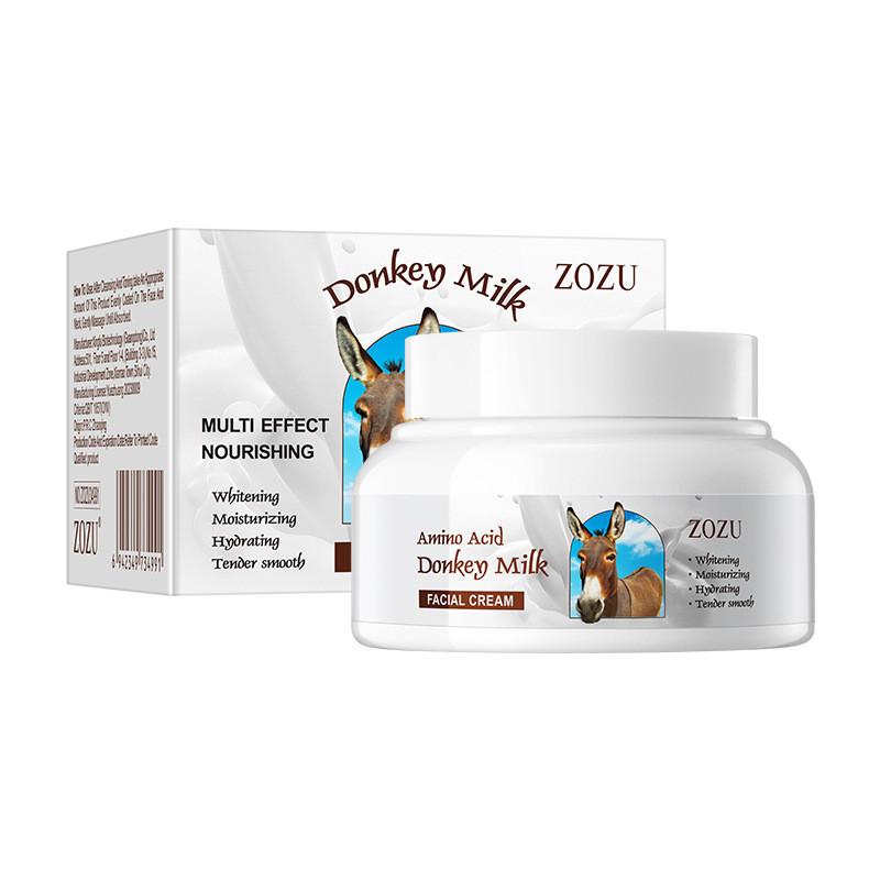 Zozu Donkey Milk Whitening Cream For Radiant Skin Hydration And Moisturizing Benefits 120g