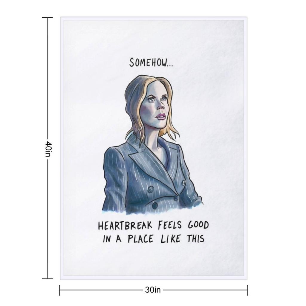 Nicole Kidman at AMC Throw Blanket warm winter Soft Custom Personalized Gift Blankets