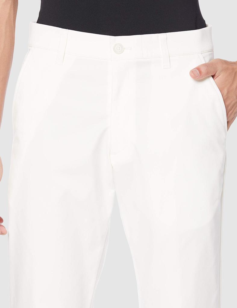 Mizuno Move Stretch Size XL Size 52MF0A03 Pants, Chino, Fabric, Men's, White, (Japan 2L),