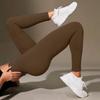 Hohe Taille Nahtlose Yoga Leggings Damen Dehnbar Trainingshose Laufen Fitness Winter