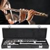 Flute Silver Sterling Beginner Children Adult Professional Test Playing Musical Instruments