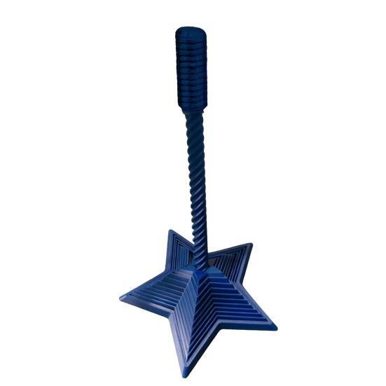 Fidget Spiral Toy 5 Pointed Star Radish Tower Stress Reliever темно-синий