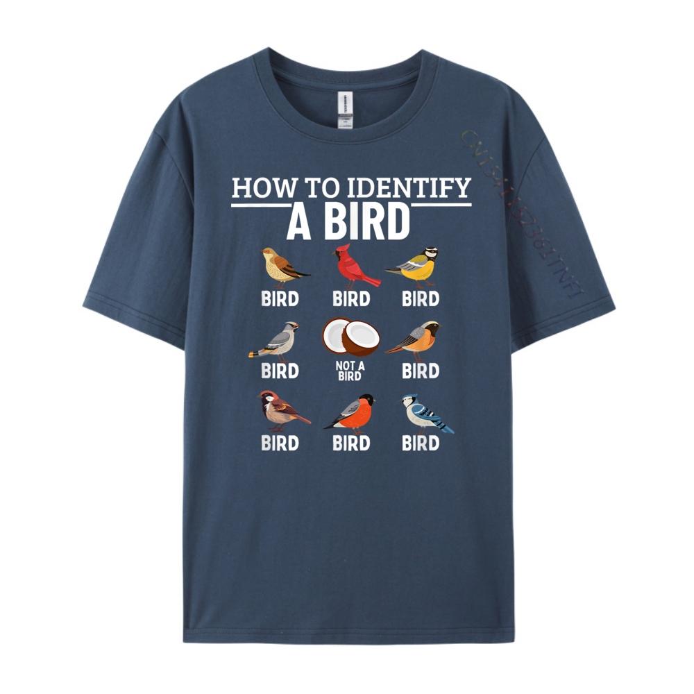 How To Identify A Bird Funny Bird Watching Brand T Shirt TShirt Tee Shirt  Hip Hop