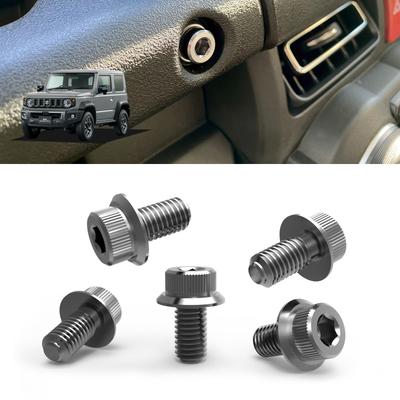 Alumania Interior Bolts for Jimny Sierra, Set of 5, Metallic,