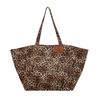 Leopard Print Large Capacity Fashion Tote - Women's Single Shoulder Bag for Shopping & Travel 2026