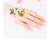 10 Sheetsset Children Cute Cartoon Insect Tattoo Stickers For Kids Fake Temporary Waterproof Tattoo