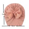 Soft Headwear Hair Accessories Infant Hospital Hat Head Wrap Baby Turban Hat Bowknot Beanies