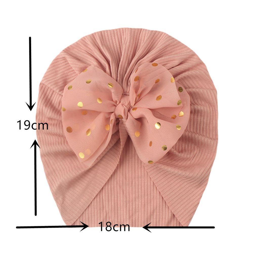 Soft Headwear Hair Accessories Infant Hospital Hat Head Wrap Baby Turban Hat Bowknot Beanies