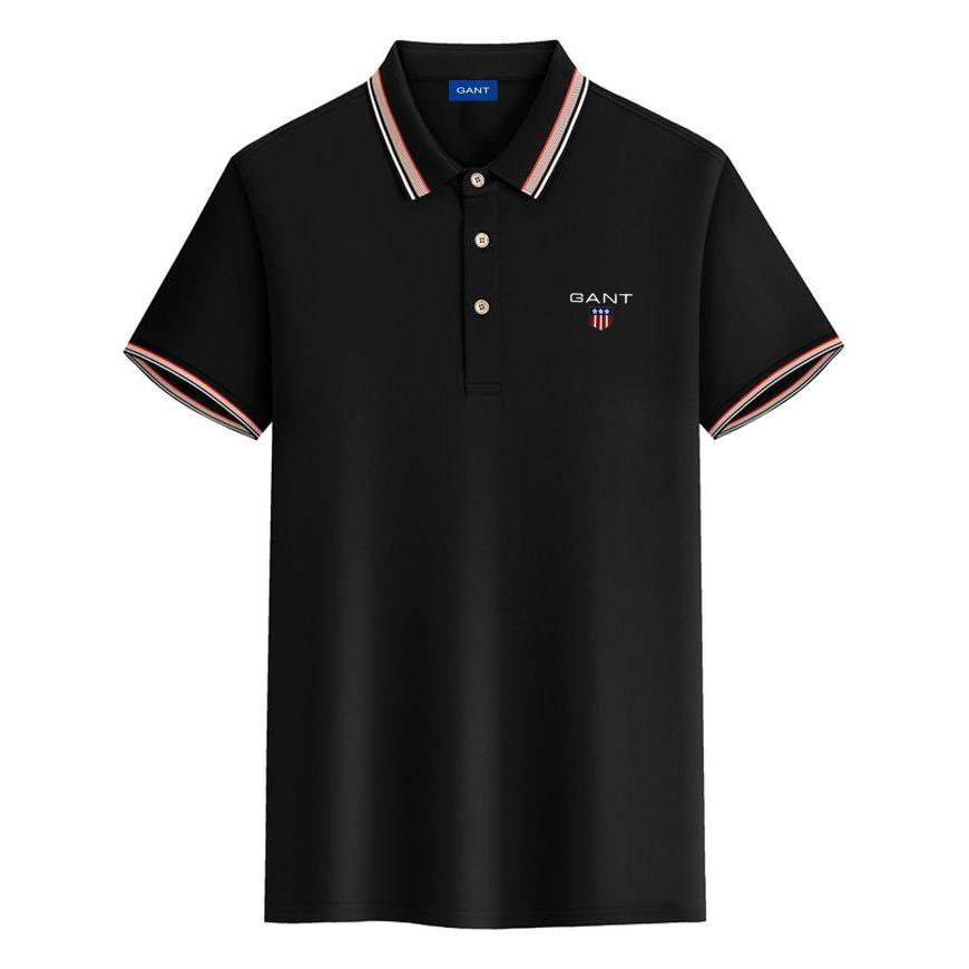 Gant Léto 2025 Nové vyšívané ležérní sportovní polo tričko s límečkem, Rychleschnoucí polo tričko