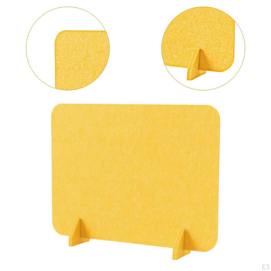 Acoustic Desk Divider, Partition, Privacy Panel Reduces Distractions with Support Legs for Home