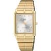 Citizen Q&Q Men's Analog Watch QA80-001 Silver Waterproof Metal Band Durable Stainless Steel Wristwatch