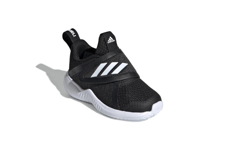 Zapatillas Deportivas Bajas Cf I x Adidas Fortarun para Correr Negras Blancas para Bebés y Niños Pequeños G27195