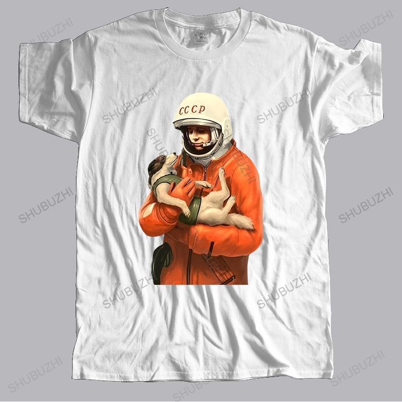 Hot sale men brand tshirt Fashion New Gift Tee Yuri Gagarin CCCP Russian USSR Soviet Union man Moscow Russia Funny T Shirt