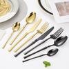 Stainless Steel Small Waist Molding Set, Knife, Fork, Spoon, Set for Hotel, Family Dinner, Out, Non-slip, Feel Good, Full Sets
